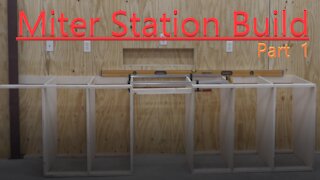 Miter Saw Station Build: part 1