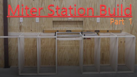 Miter Saw Station Build: part 1