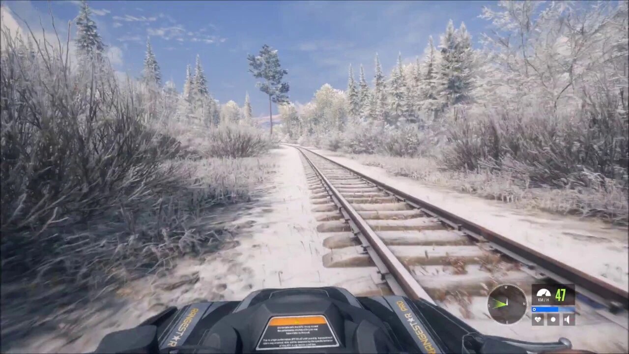 Following The Train Tracks To The Edge Of The Map - theHunter: Medved-Taiga DLC - Let's Drive