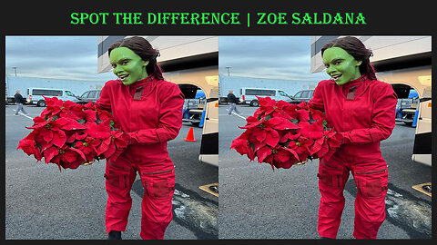 Spot the difference | Zoe Saldana