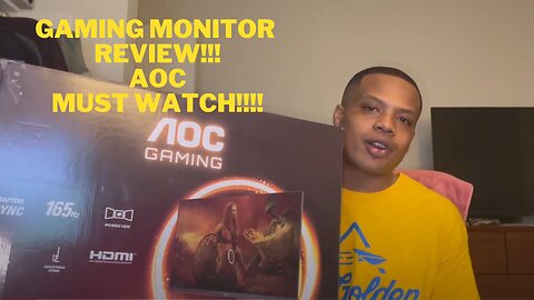 AOC GAMING MONITOR REVIEW MUST WATCH!!