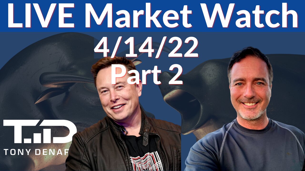 Market Close Live Stream 4-14-22 | Tony Denaro | AMC GME MULN TWTR ATER