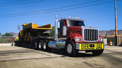 ATS | International HX520 | Moab UT to Farmington NM | Articulated Hauler Volvo A25G 55,115lb