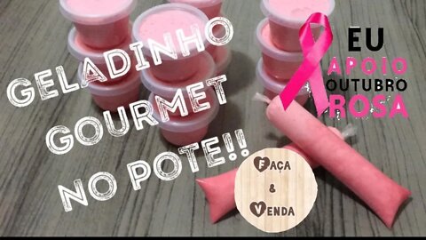 NOVIDADE EXCLUSIVA!!!! - GELADINHO GOURMET NO POTE - Receita completa - Saia na Frente !!