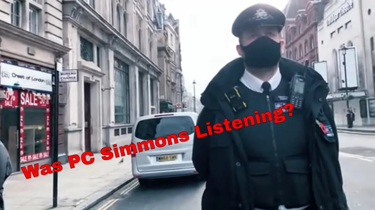 Tyrant Finder UK Mic Drop Moment. PC SIMMONS Listened #MetPolice Be Afraid.