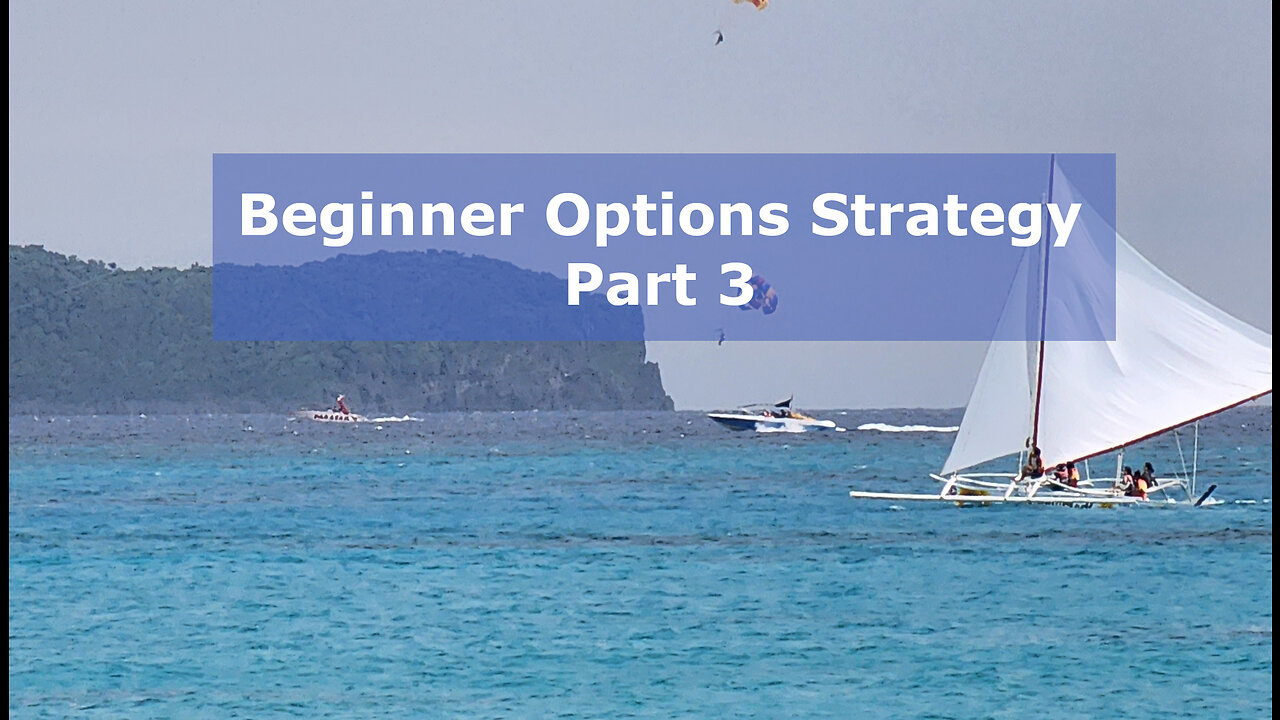 Beginner Options Strategy (Part 3)