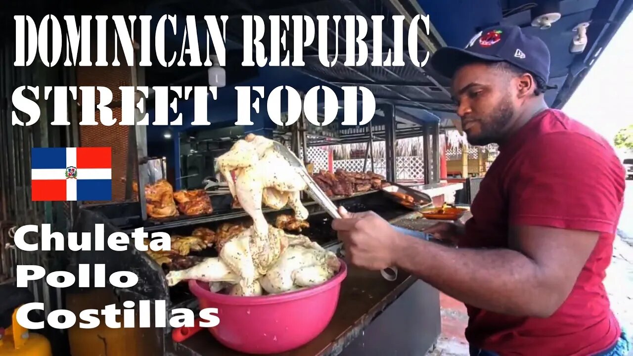 Dominican Republic Street food. eps1