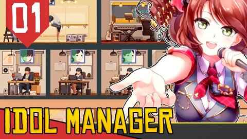 GERENCIAMENTO e NEGÓCIOS com uma AGÊNCIA DE IDOLS - Idol Manager Demo [Gameplay PT-BR]