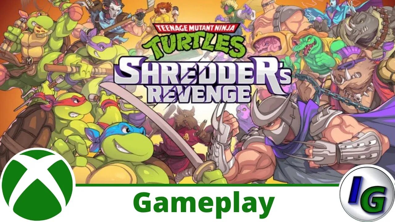 Teenage Mutant Ninja Turtles Shredder's Revenge Gameplay on Xbox Game Pass