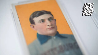 Rare Honus Wagner baseball card sells for $7.25 million