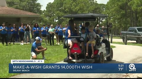 Make-A-Wish grants 14,000th wish