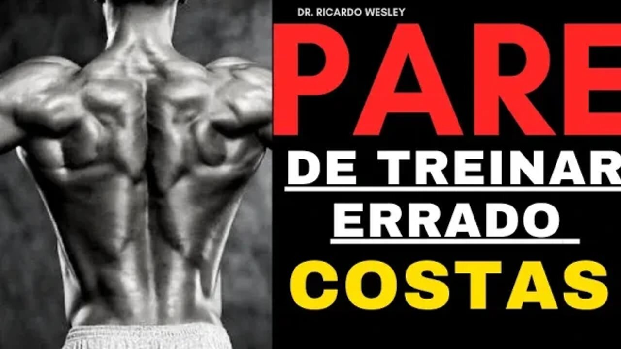 COSTAS: Como TREINAR? HIPERTROFIA, Exercício, Ordem, Pegadas, Equipamentos e Straps - Ricardo Wesley