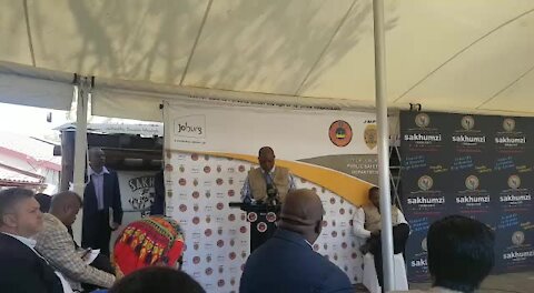 UPDATE 1: Johannesburg Mayor Herman Mashaba launches CCTV cameras in Vilakazi Street (yCj)