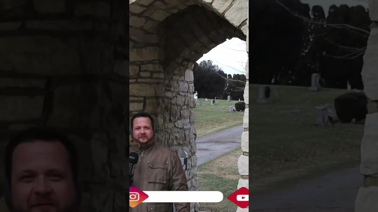 Radnor Ohio Cemetery. Amazing Early Cemetery in Ohio with Bridge Style Entry