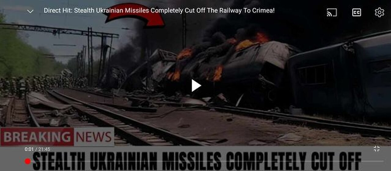 Direct Hit: Stealth Ukrainian Missiles Completely Cut Off The Railway To Crimea!