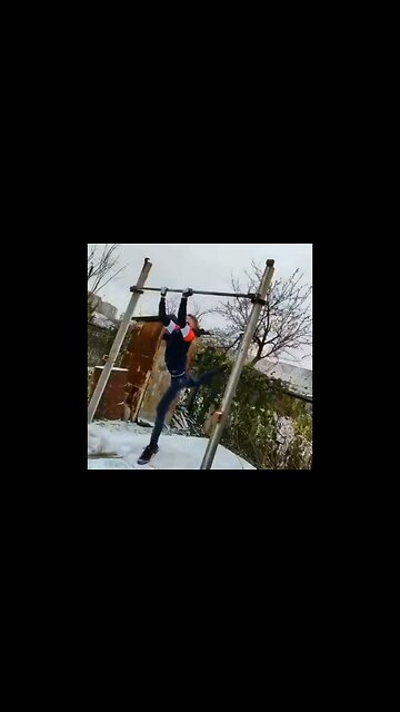 Trying to swing with gloves on an icy day