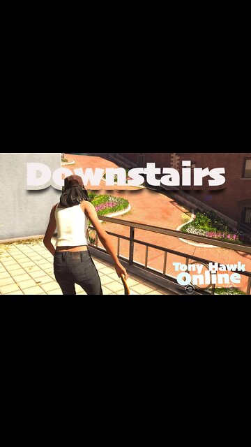 Downstairs Funny #shorts Tony hawk Pro Skater Fail