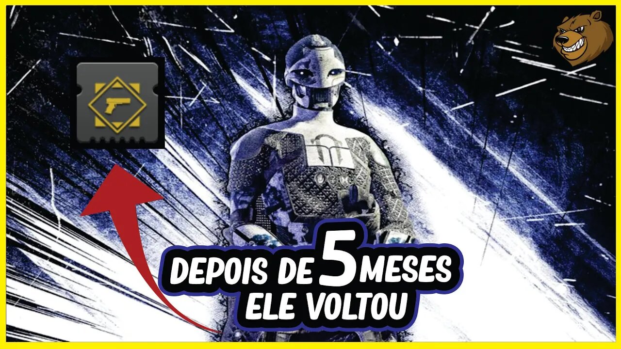 DESTINY 2 │ DEMOROU 5 MESES PARA ESSE MOD VOLTAR PEGUE AGORA