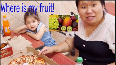 I want a Chinese fruit pizza, not this fake American Pizza.