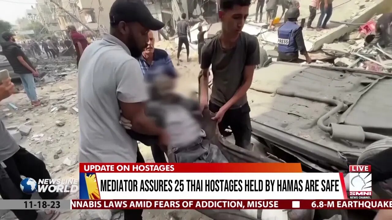 Mediator assures 25 Thai hostages held by Hamas are safe