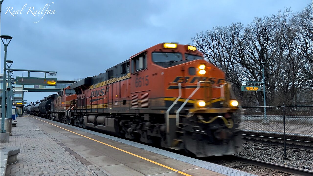 Lone BNSF Merchandise Train in the Afternoon - Staples Sub