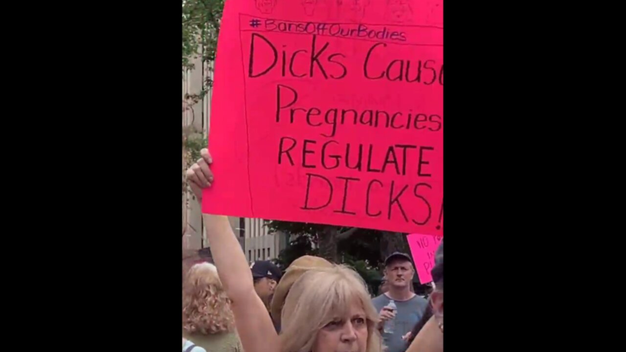 D#cks causes pregnancies... REGULATE D#CKS! 🤦‍♂️