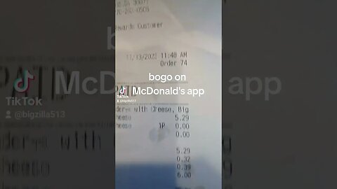 bogo quarter pounders at McDonald's with app 🍔 #mcdonalds #fastfood #food