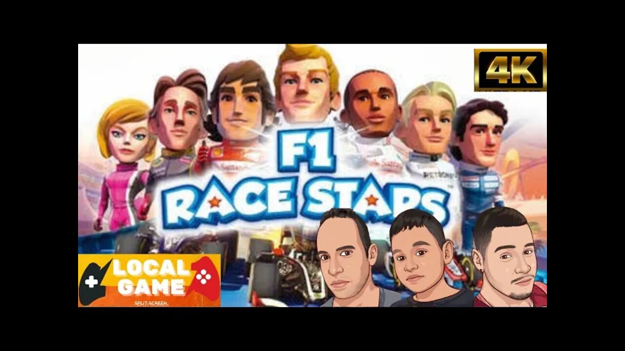 Jogo de corrida ps3 multiplayer de F1 Race Stars.