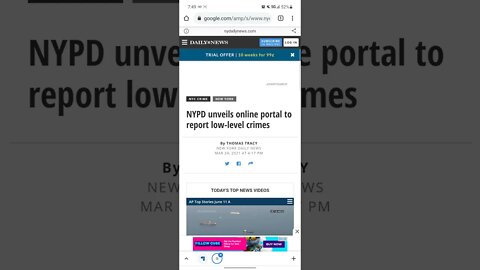 The NYPD are allowing people to report some, not all, crimes online. from nydailynews.com