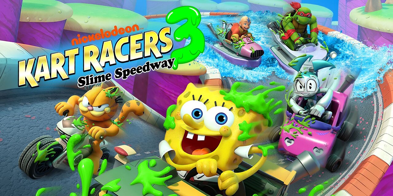 Nickelodeon Kart Racers 3 Slime Speedway no PS5 parte 1