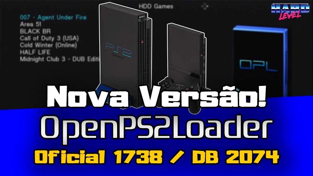 Open PS2 Loader (OPL) OFICIAL 1738 / DB 2074 - Nova versão! Confira as Novidades!