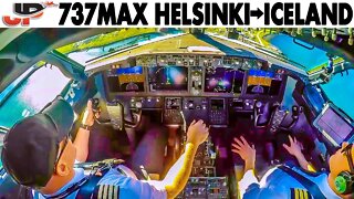 BOEING 737MAX Helsinki🇫🇮 to Keflavik🇮🇸 | Icelandair Full Flight