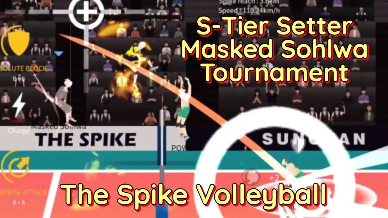 The Spike Volleyball - S-Tier Setter Gameplay - 1 Set vs Iron Wall High