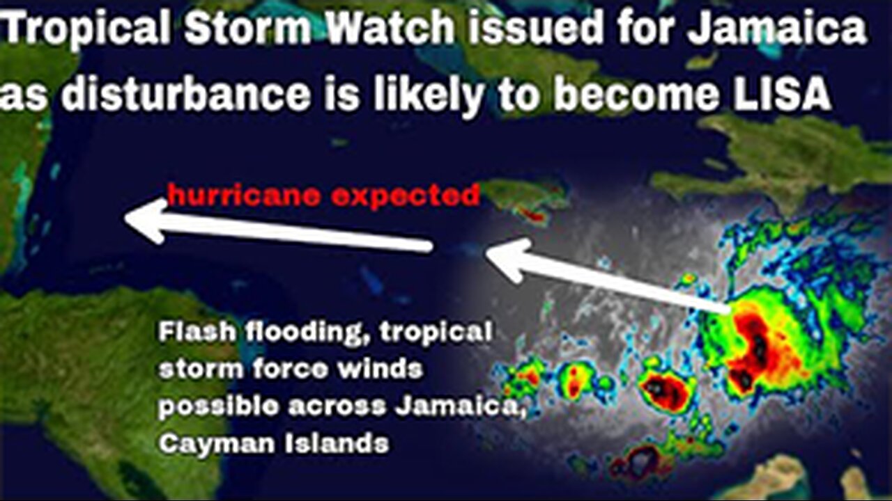 Tropical storm and hurricane alerts issued for Jamaica and the Cayman Islands