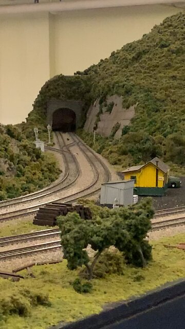 B&O EM-1 2-8-8-4 Exits Tunnel With Coal Hoppers