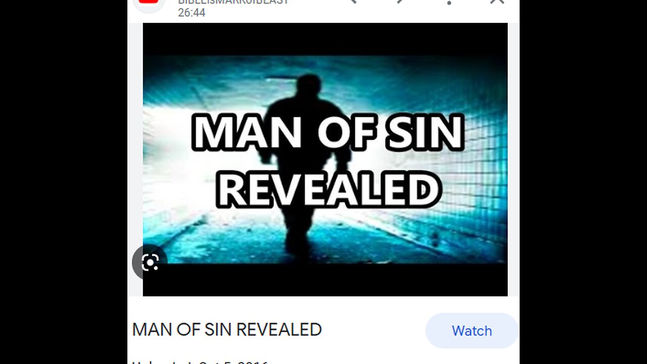 MAN OF SIN REVEALED