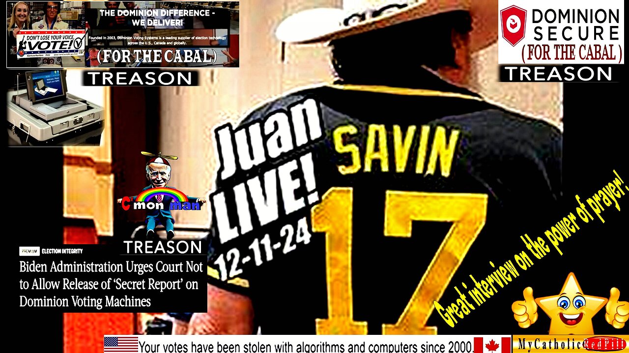 Juan O'Savin LIVE. Trump Person of the Year. B2T Show, Dec 11, 2024 (compilation version)