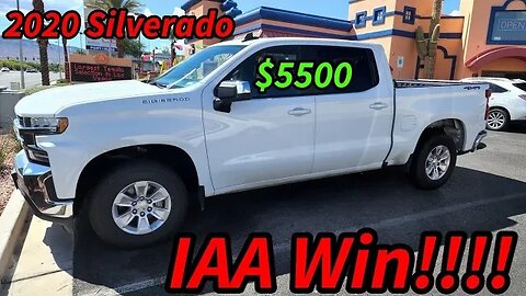 IAA Win 2020 Chevy Silverado, Will It Make It Home?