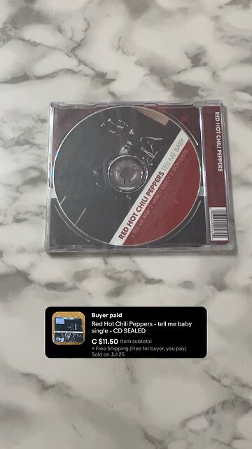 Rare Red Hot Chill Peppers CD Sold 🤑 #resellercommunity #redhotchilipeppers #resellingtipsandtricks