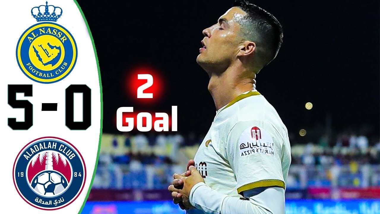 Watch Cristiano Ronaldo TWICE 🔥 NASSR vs ADA 5-0 All Goals & Highlights 2023 #Ronaldo #worldcup