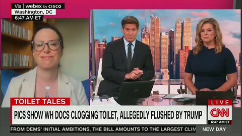 CNN did a 3-minute story on Donald Trump allegedly flushing paper down a toilet - 8/8/22