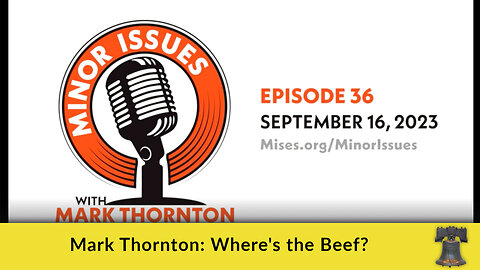 Mark Thornton: Where's the Beef?