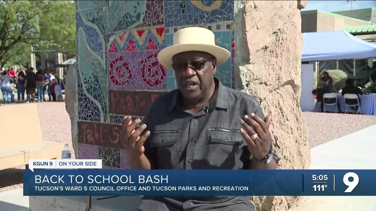 Tucson Parks & Rec back to school bash