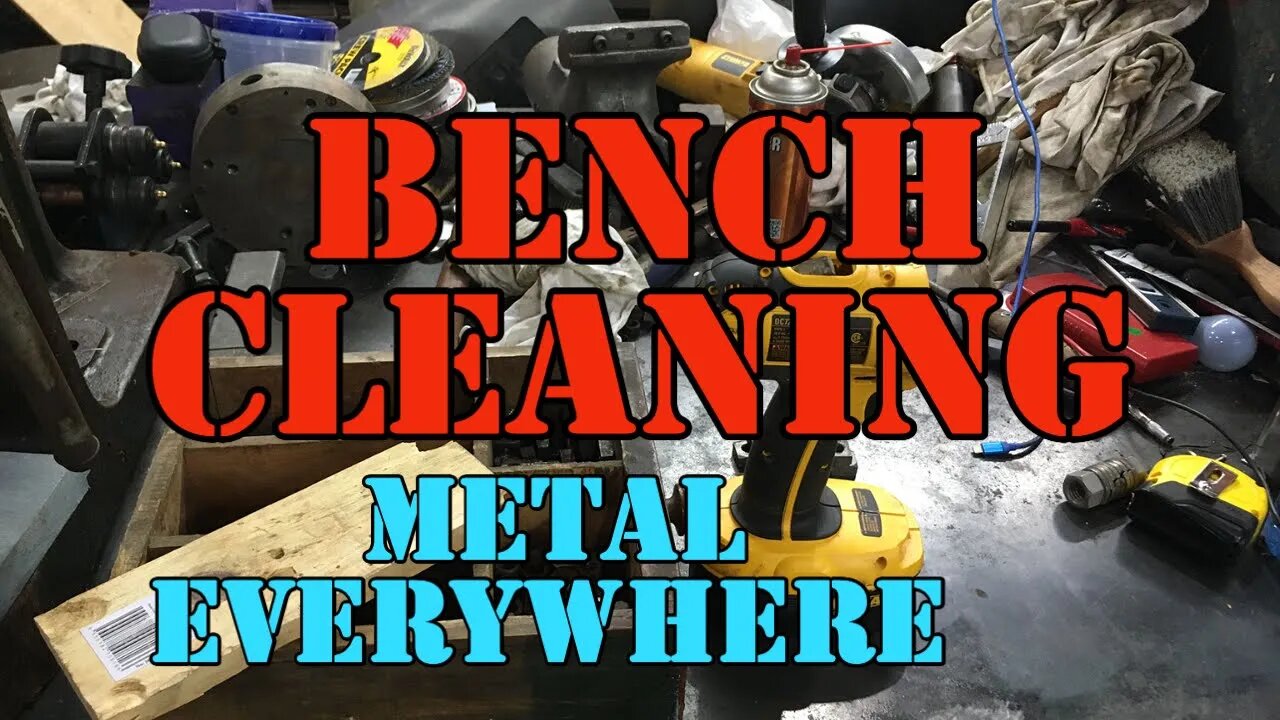 Bench Cleaning Video - Tons of Tiny Shards Everywhere - It needs to be Cleaned