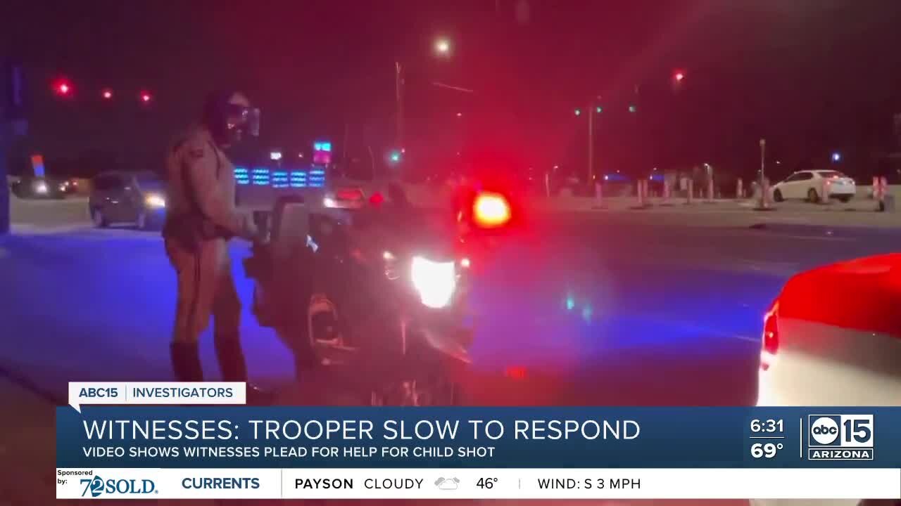 Witnesses: DPS trooper slow to respond to shooting