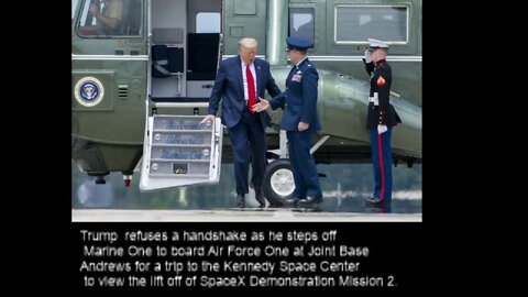 Trump Refuses To Shake Hands With The Military