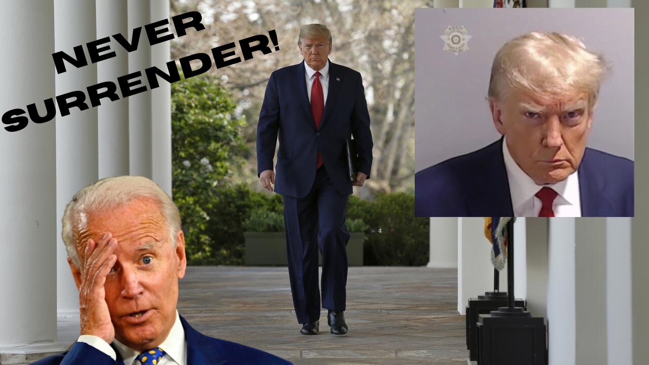 TRUMP IS BACK!!! NEVER SURRENDER!!!