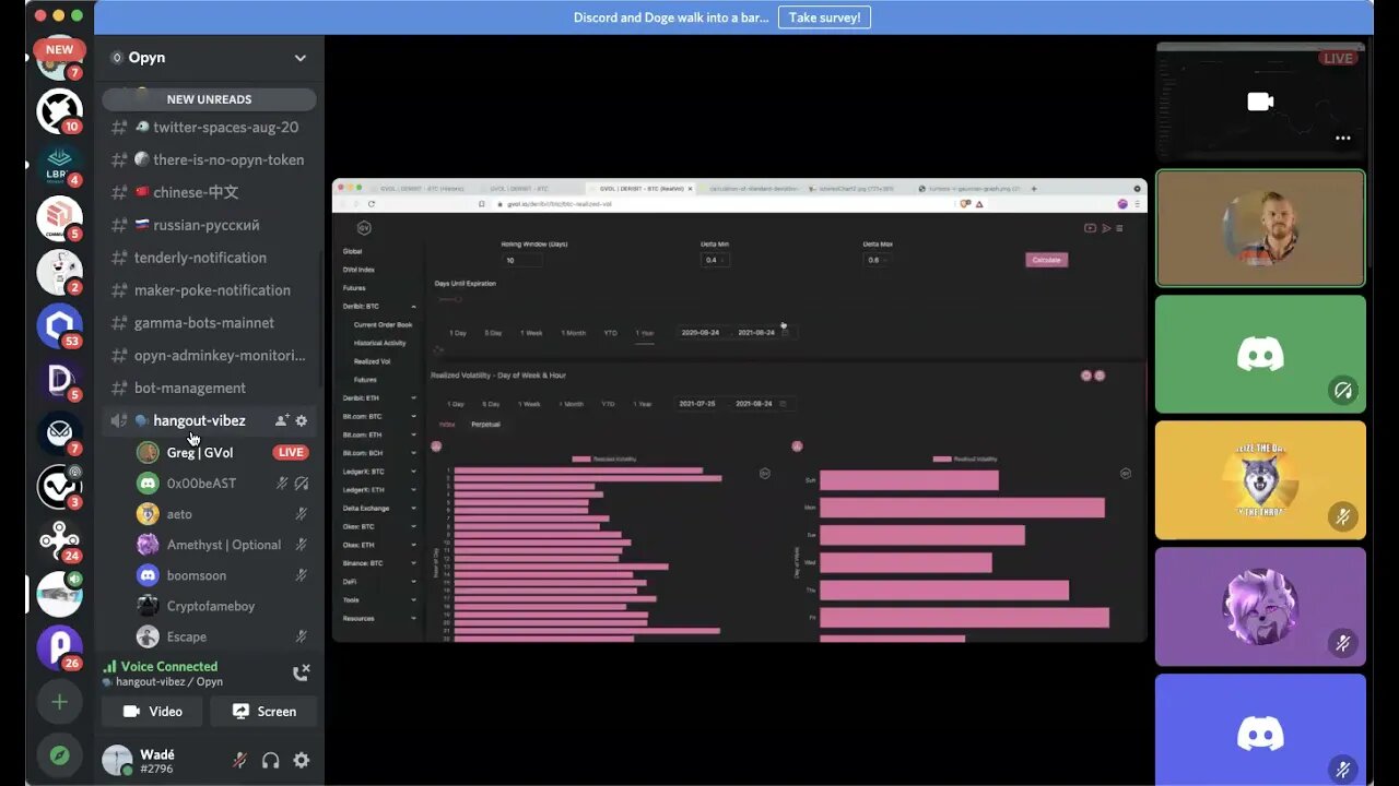 "How to trade volatility" - AMA hosted by OPYN featuring: GVol