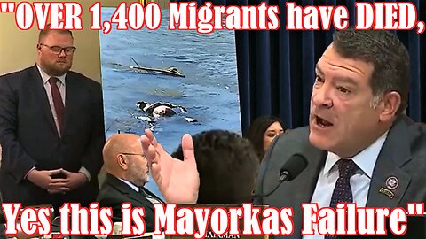 THE BORDER - "OVER 1,400 Migrants have DIED, Yes this is Mayorkas Failure"