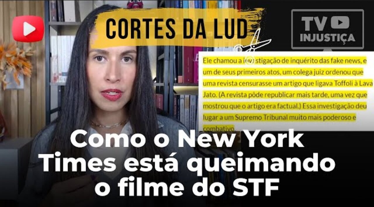 The New York Times is burning the film of the Supreme Court judges in Brazil 👀